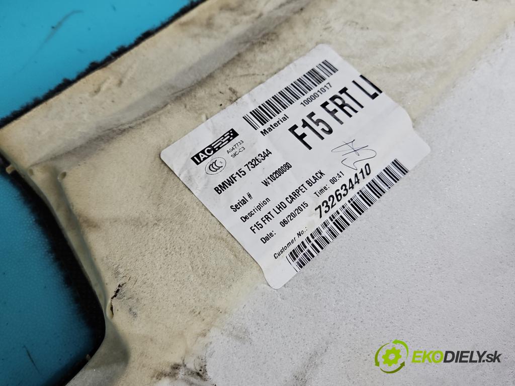 Bmw X5 F15 2013-2018 3.0d 258 HP automatic 190 kW 2993 cm3 5- koberec do auta ostatné 9000638
