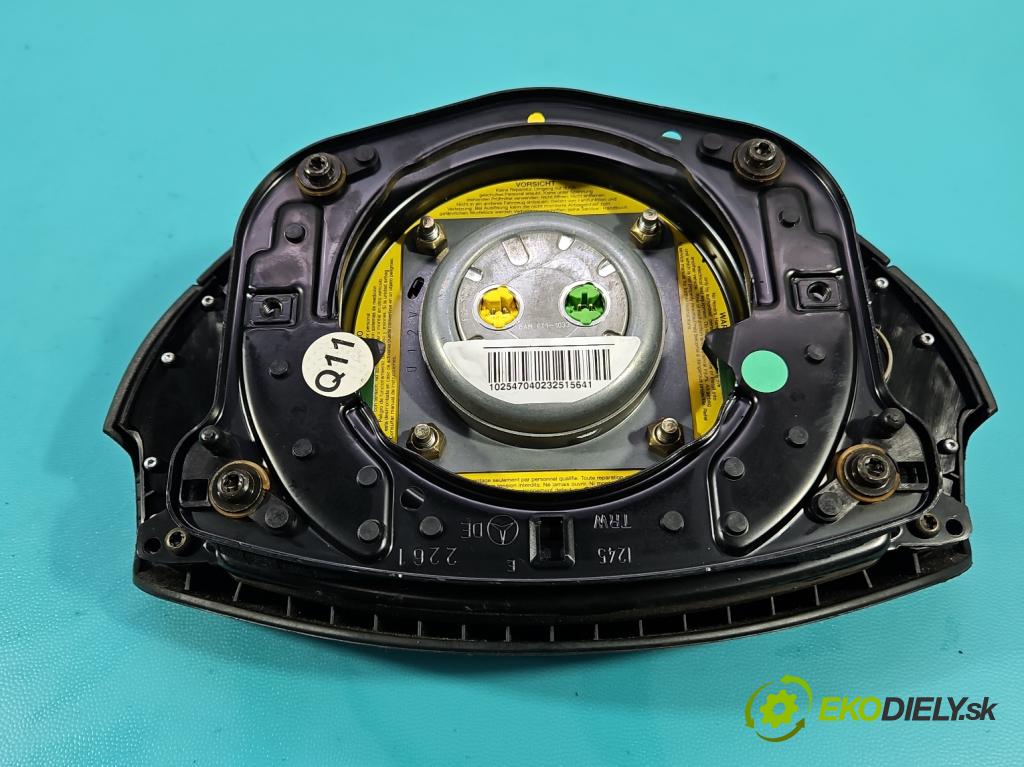 Mercedes E W211 2002-2009 2.7 cdi 177 HP automatic 130 kW 2685 cm3 4- airbag vzduch: Řidiči:  (Airbag)