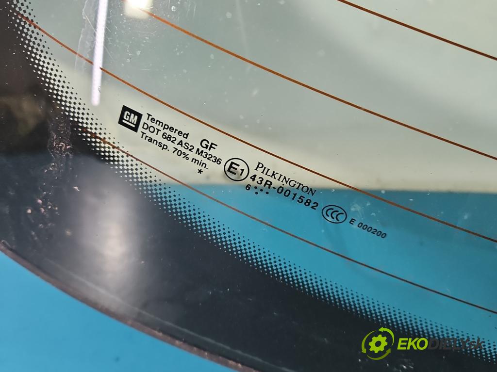 Opel Astra III 2004-2014 1.6 16V 105 hp manual 77 kW 1598 cm3 5- sklo zadní  (Zadní sklo)