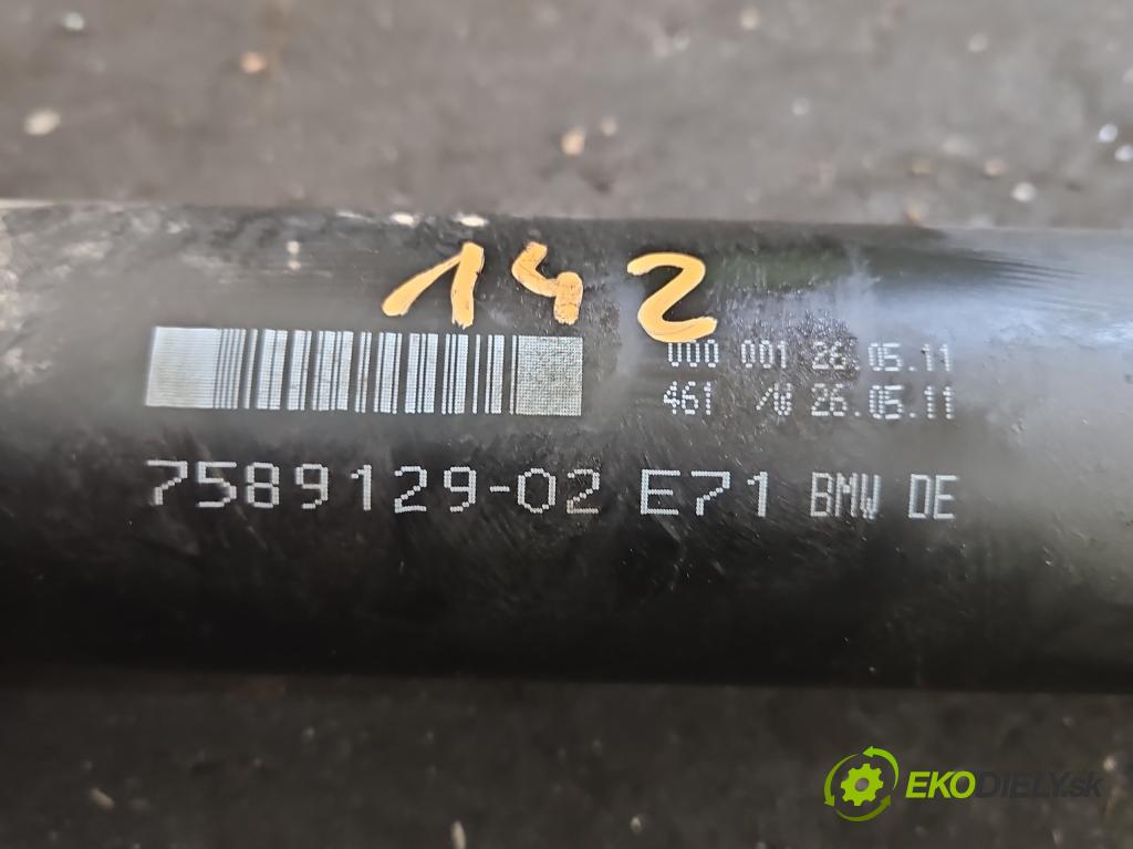 Bmw X6 E71 2007–2014 3.0d 306KM automatic 225 kW 2993 cm3 5- Hřídel: zadné 7589129-02 (Kardaňový hriadeľ)