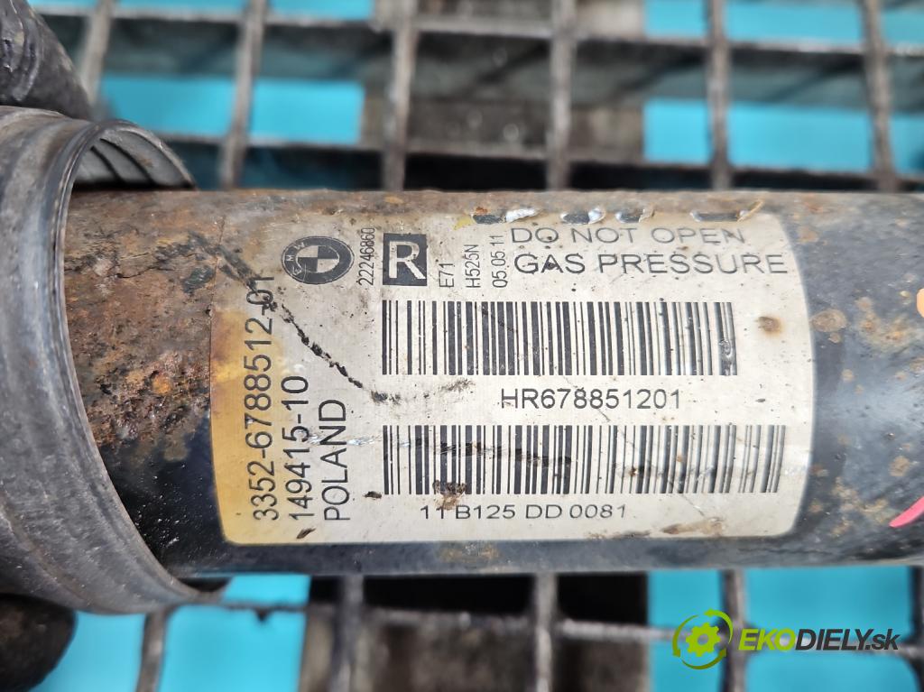 Bmw X6 E71 2007–2014 3.0d 306KM automatic 225 kW 2993 cm3 5- tlmič zadné pravý 6788512 (Tlmič zadný pravý)