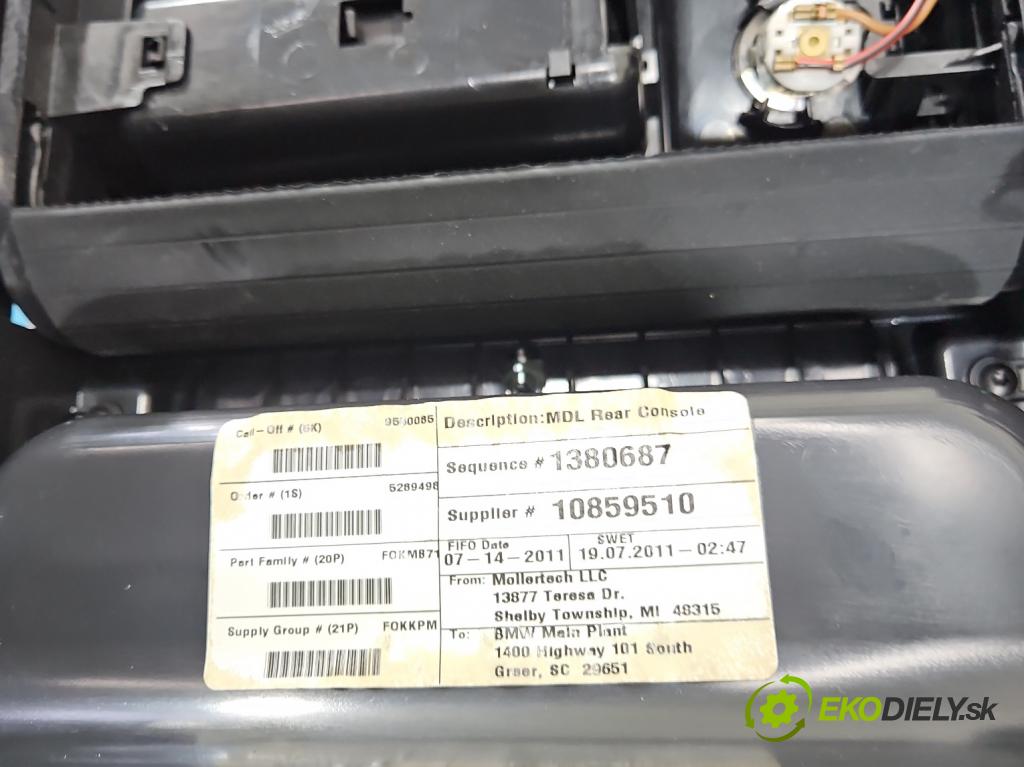 Bmw X6 E71 2007–2014 3.0d 306KM automatic 225 kW 2993 cm3 5- Rukojeť: na nápoje: 1380687 (Držiak (úchyt) na nápoje)