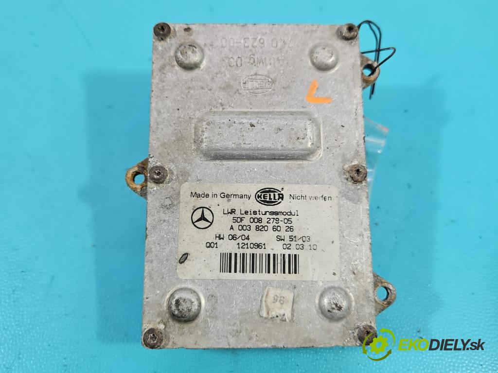 Mercedes E W211 2002-2009 2.7 cdi 177 HP automatic 130 kW 2685 cm3 4- střídač: xenon 5DF008279-05 (Riadiaca jednotka xenónu)