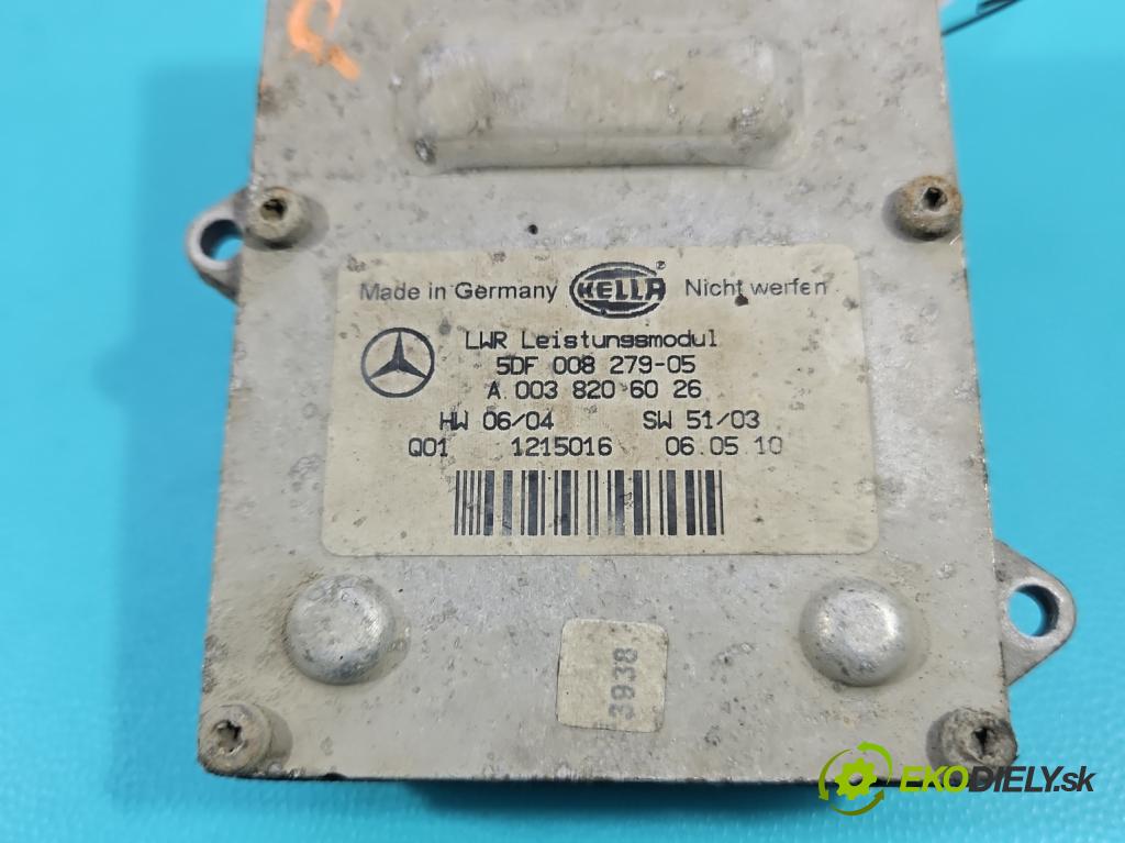 Mercedes E W211 2002-2009 2.7 cdi 177 HP automatic 130 kW 2685 cm3 4- střídač: xenon 5DF008279-05 (Riadiaca jednotka xenónu)