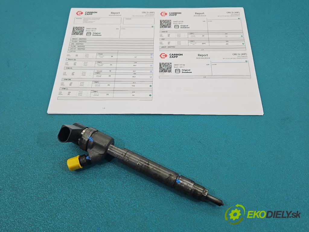 Mercedes E W211 2002-2009 2.7 cdi 177 hp automatic 130 kW 2685 cm3 4- vstřikovač 0445110156 (Vstřikovač paliva)