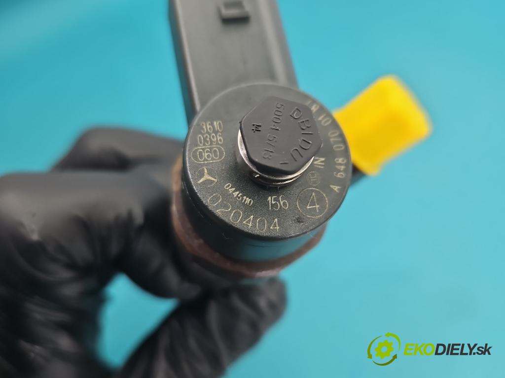 Mercedes E W211 2002-2009 2.7 cdi 177 HP automatic 130 kW 2685 cm3 4- vstrek 0445110156 (Vstrekovač paliva)