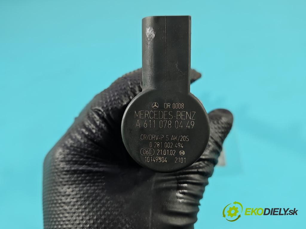 Mercedes E W211 2002-2009 2.7 cdi 177 HP automatic 130 kW 2685 cm3 4- lišta vstrekovacia 0445215012 (Vstrekovacia lišta)