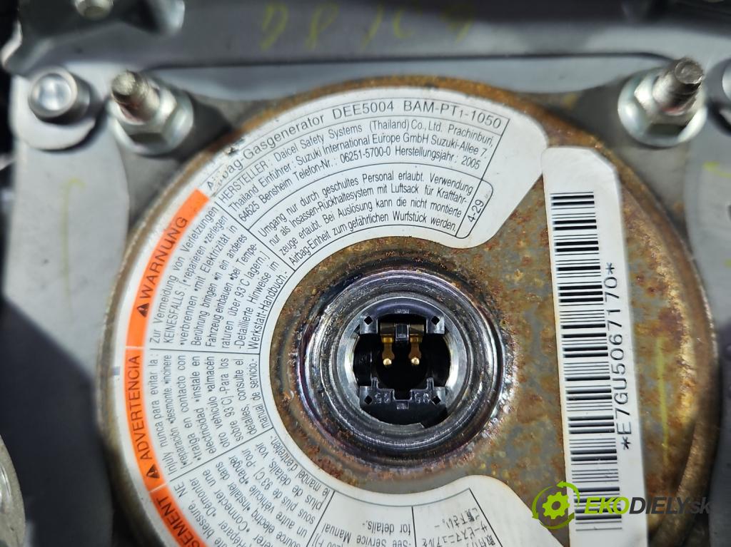 Suzuki Swift Mk6 2005-2010 1.3 16V 92 HP manual 67.5 kW 1328 cm3 5- airbag vzduch: Řidiči:  (Airbag)