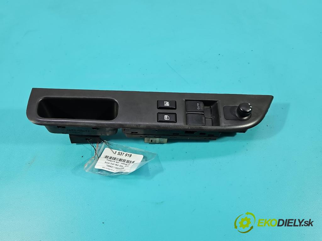 Suzuki Swift Mk6 2005-2010 1.3 16V 92 HP manual 67.5 kW 1328 cm3 5- prepínač okien spätných zrkadiel 83762-62J1