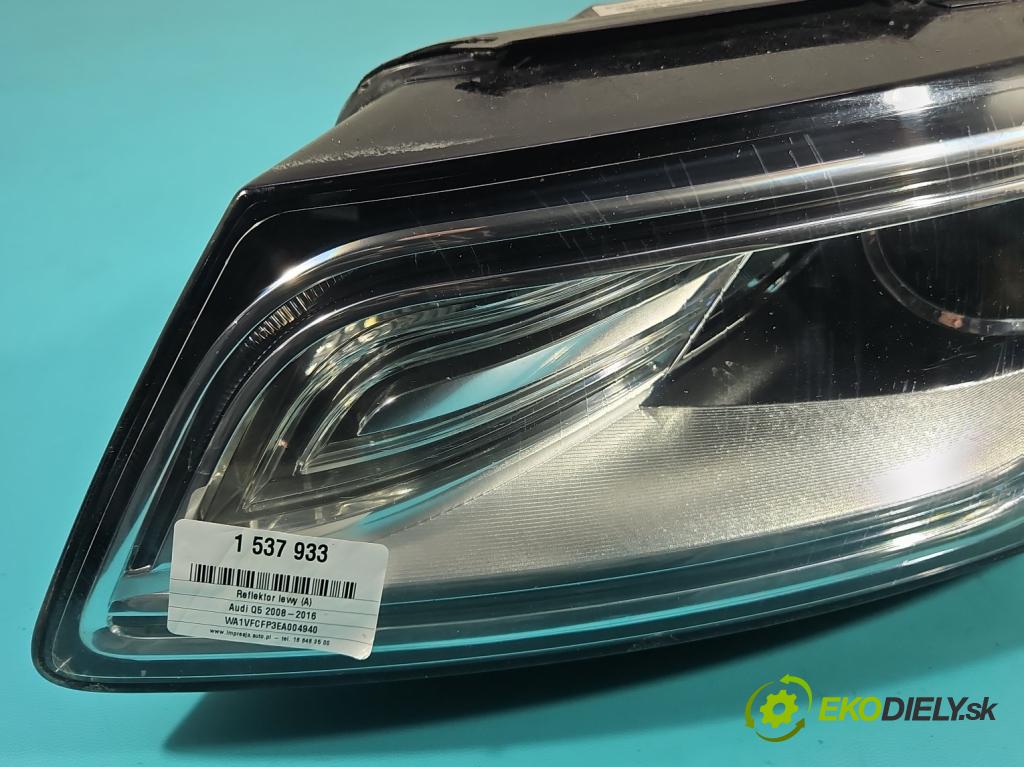 Audi Q5 2008-2016 2.0 TFSI 224hp automatic 165 kW 1984 cm3 5- Reflektor: ľavý 8R0941031E (Kľučka dverí ostatné)