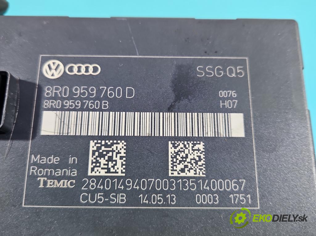 Audi Q5 2008-2016 2.0 TFSI 224hp automatic 165 kW 1984 cm3 5- riadiaca jednotka ostatné 8R0959760D