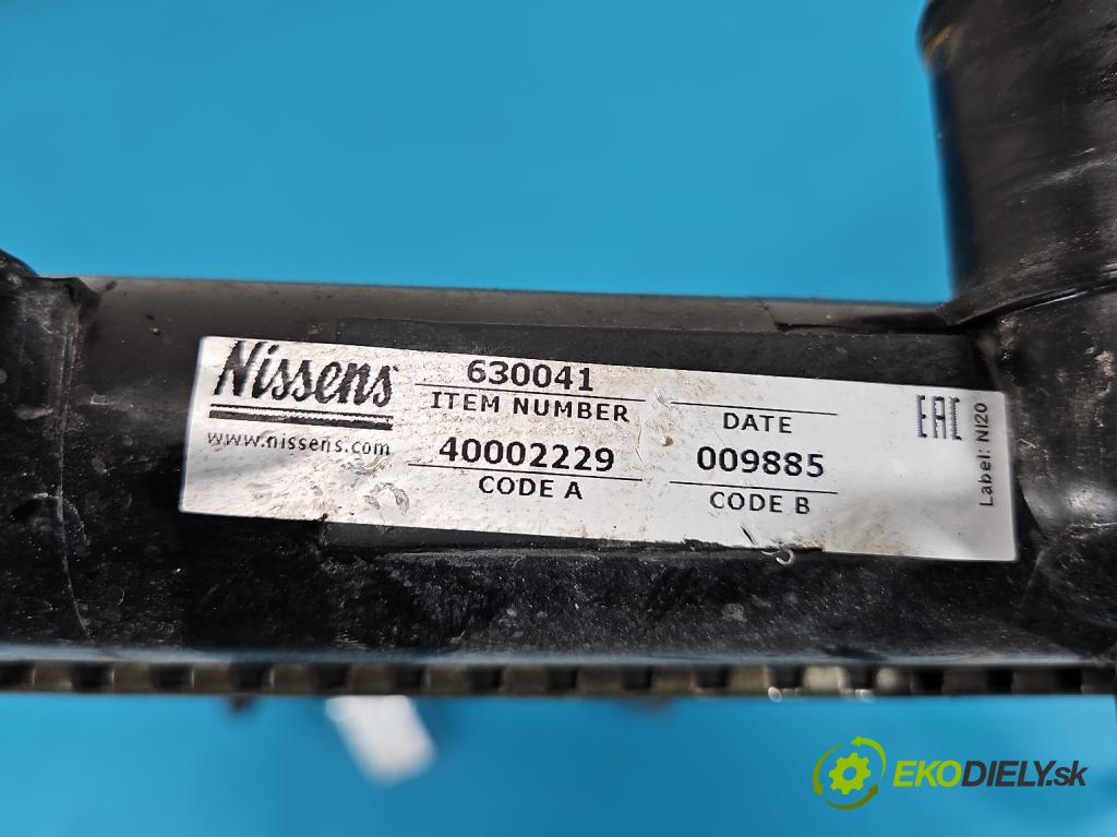 Opel Zafira A 1999-2005 1.8 16V 125 hp manual 92 kW 1796 cm3 5- Chladič vody  (Vodní chladič)