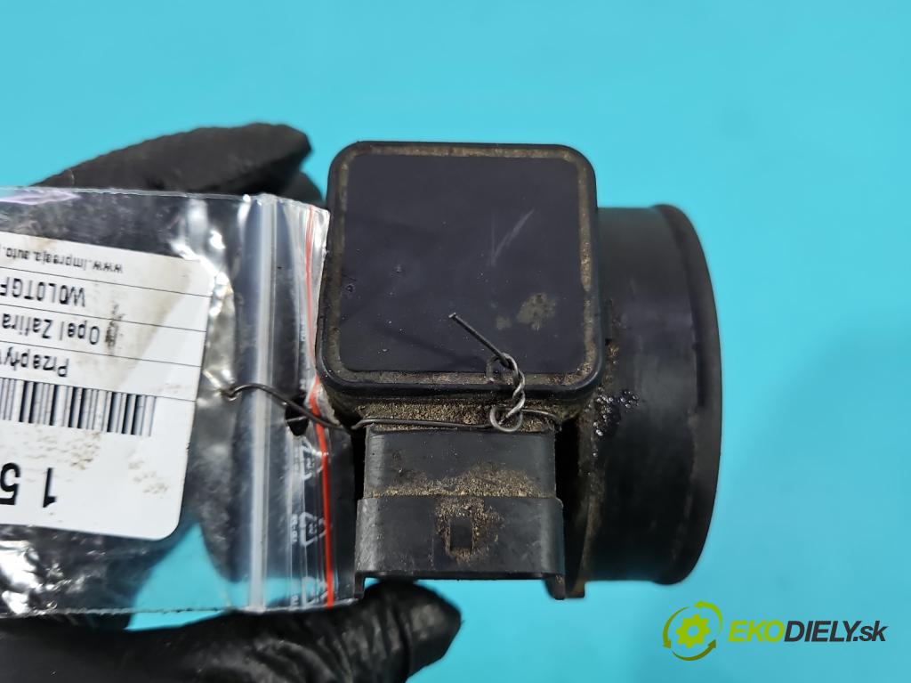 Opel Zafira A 1999-2005 1.8 16V 125 HP manual 92 kW 1796 cm3 5- průtokoměr: 5WK9606 (Váha vzduchu)