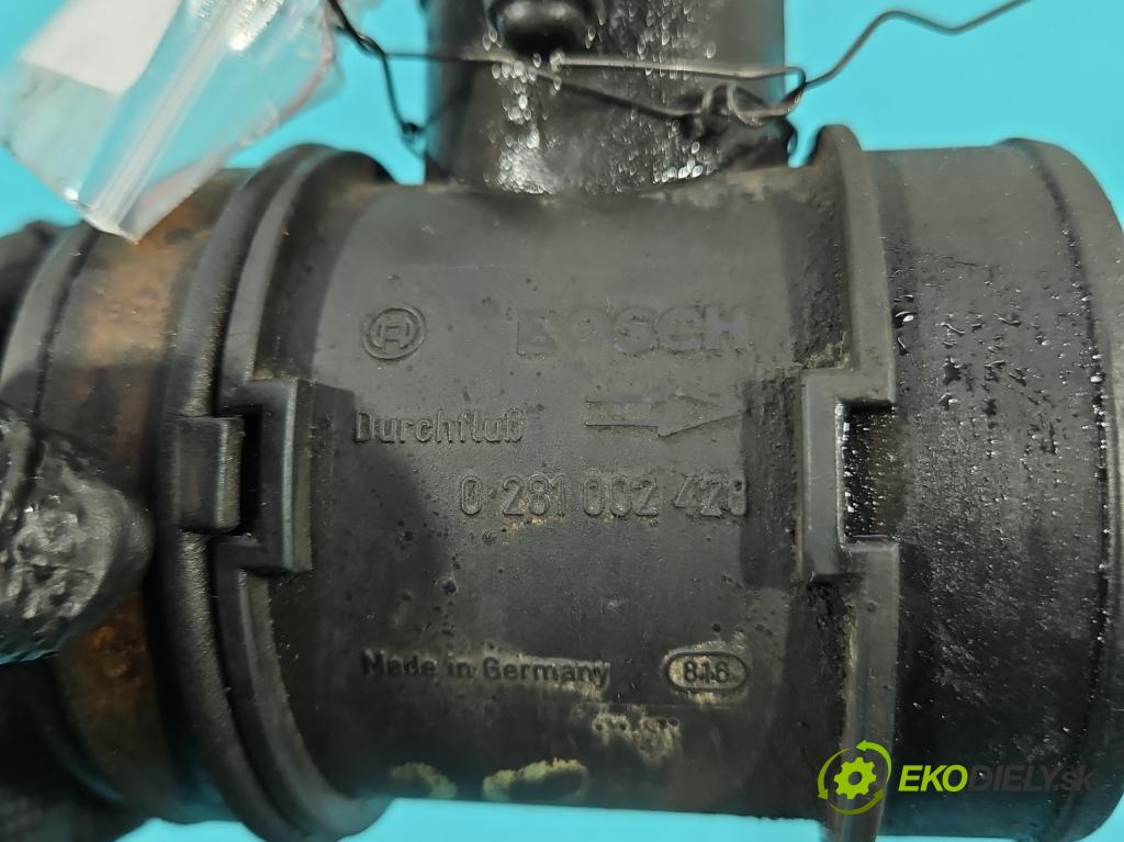Opel Zafira A 1999-2005 2.0 dti 101 hp manual 74 kW 1995 cm3 5- váha vzduchu 0281002428 (Snímač hmotnosti vzduchu)