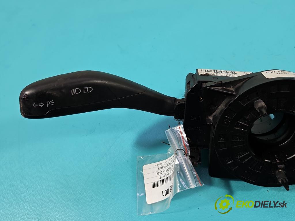 Vw Polo IV 9N 2001-2009 1.9 sdi 64 HP manual 47 kW 1896 cm3 5- prepínač komplex: 6Q0953503AD (Prepínacie páčky pod volantom)