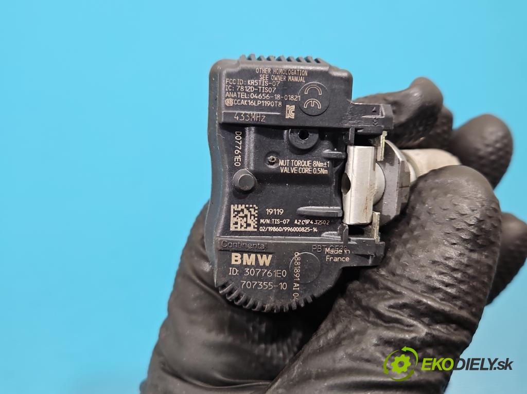 Bmw X5 F15 2013-2018 3.0d 258 HP automatic 190 kW 2993 cm3 5- snímač tlak: pneumatika 707355-10 (Snímač tlaku v pneumatike)