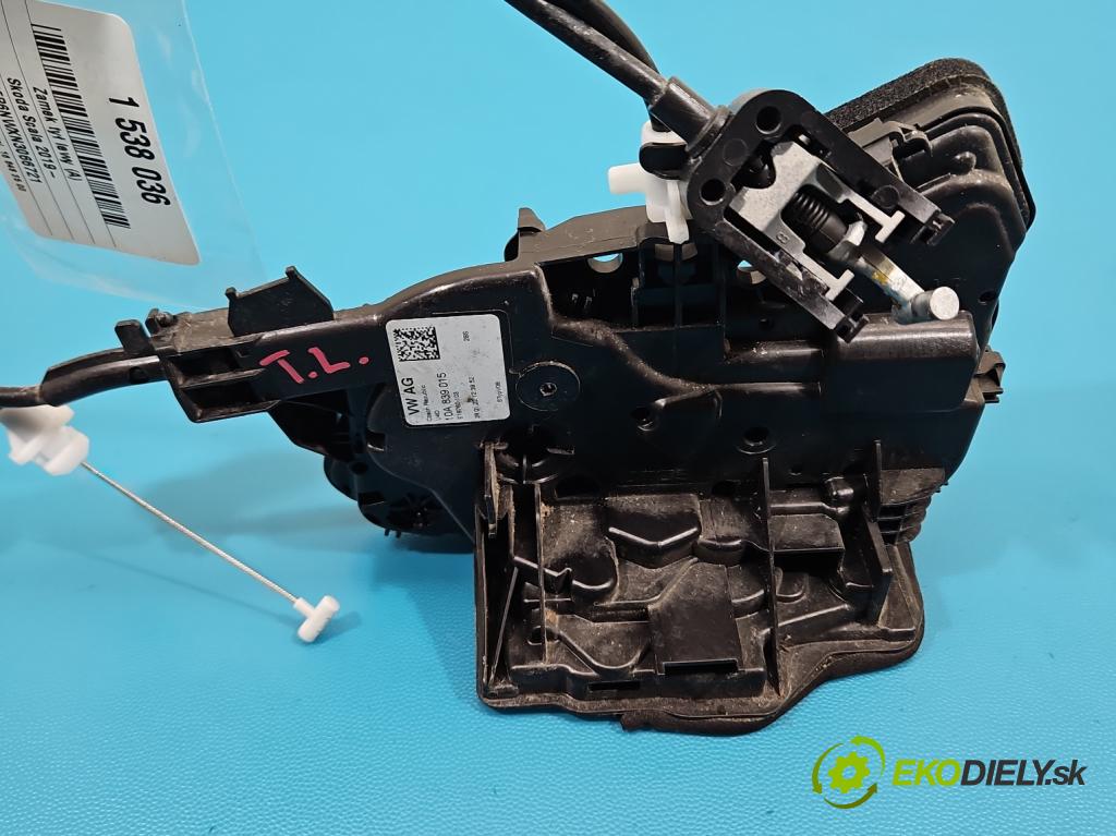 Skoda Scala 2019- 1.0 tsi 114 HP manual 84 kW 999 cm3 5- zámok zadné ľavý 1OA839015