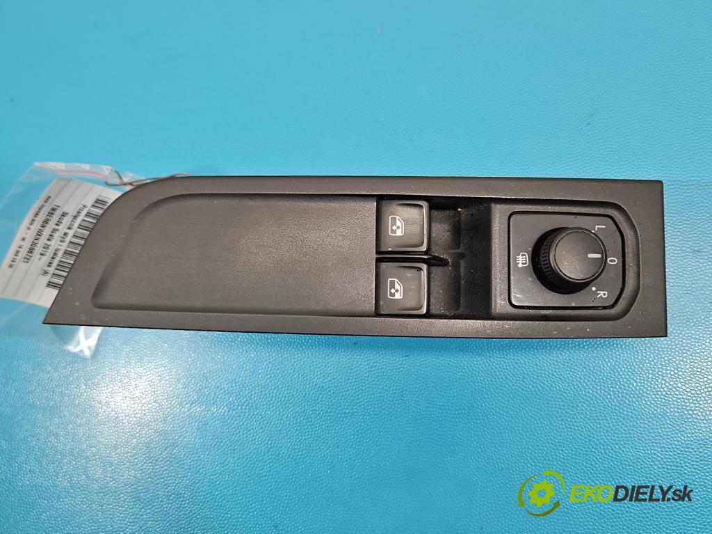 Skoda Scala 2019- 1.0 tsi 114 HP manual 84 kW 999 cm3 5- prepínač okien spätných zrkadiel 5G0959858D