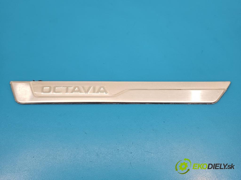 Skoda Octavia IV 2019- 1.5 TSI 150 HP automatic 110 kW 1498 cm3 5- lišta práh: pravé 5E3853814 (Lišta prahová)
