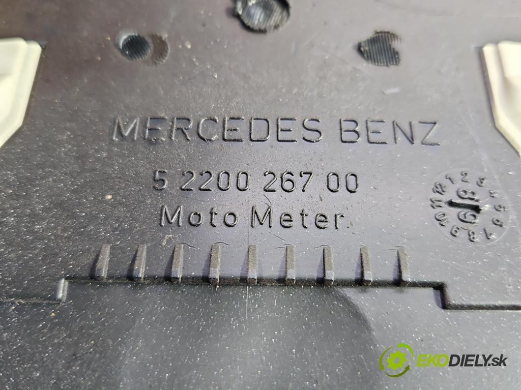 Mercedes 124 2.0d 75 HP manual 55 kW 1997 cm3 4- prístrojovka/ budíky 1245401348 (Prístrojová doska)