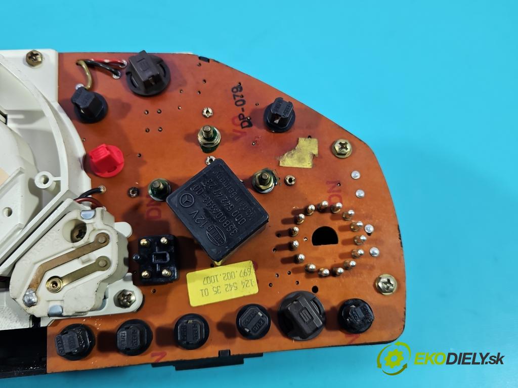 Mercedes 124 2.0d 75 HP manual 55 kW 1997 cm3 4- prístrojovka/ budíky 1245401348 (Prístrojová doska)