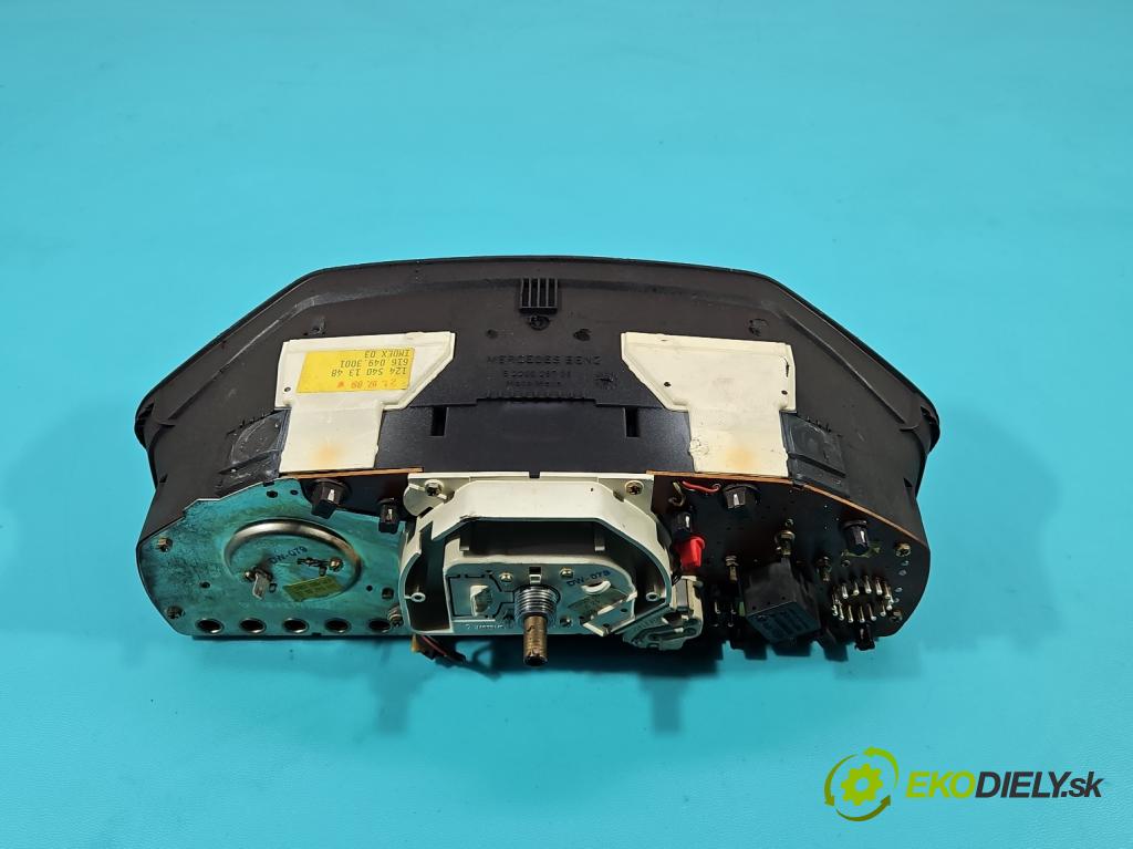 Mercedes 124 2.0d 75 HP manual 55 kW 1997 cm3 4- prístrojovka/ budíky 1245401348 (Prístrojová doska)