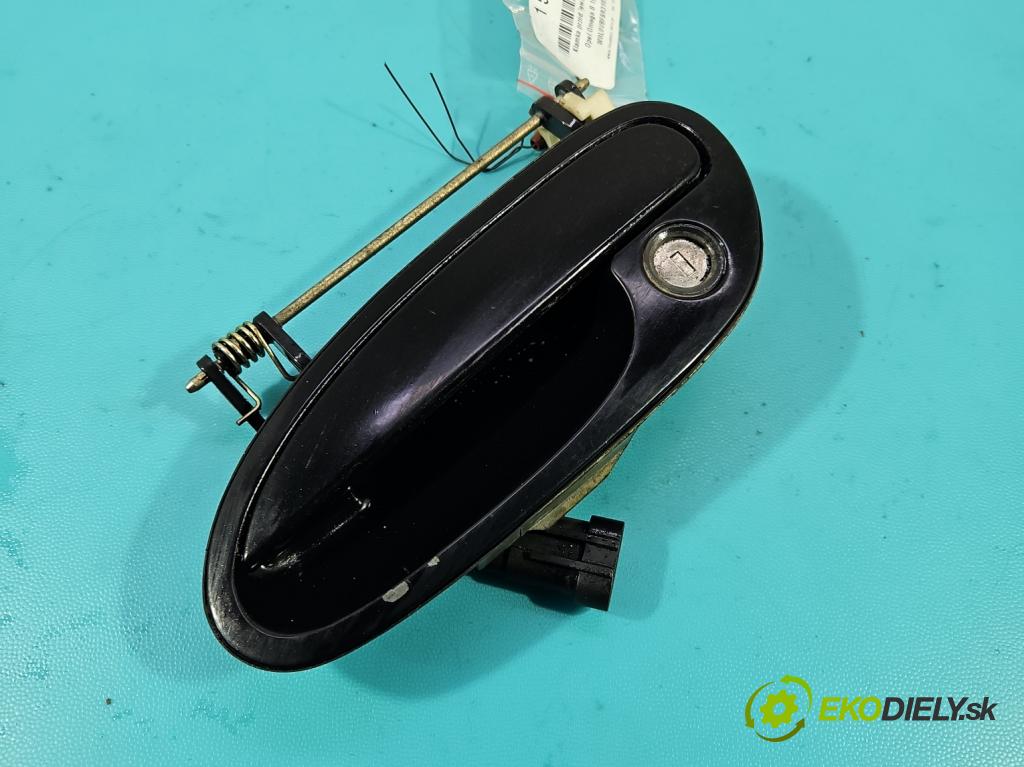 Opel Omega B 1994-2003 2.5 DTI 150 HP automatic 110 kW 2497 cm3 4- rukoväť predné ľavé mimo:  (Kľučka dverí vonkajšia predná ľavá)