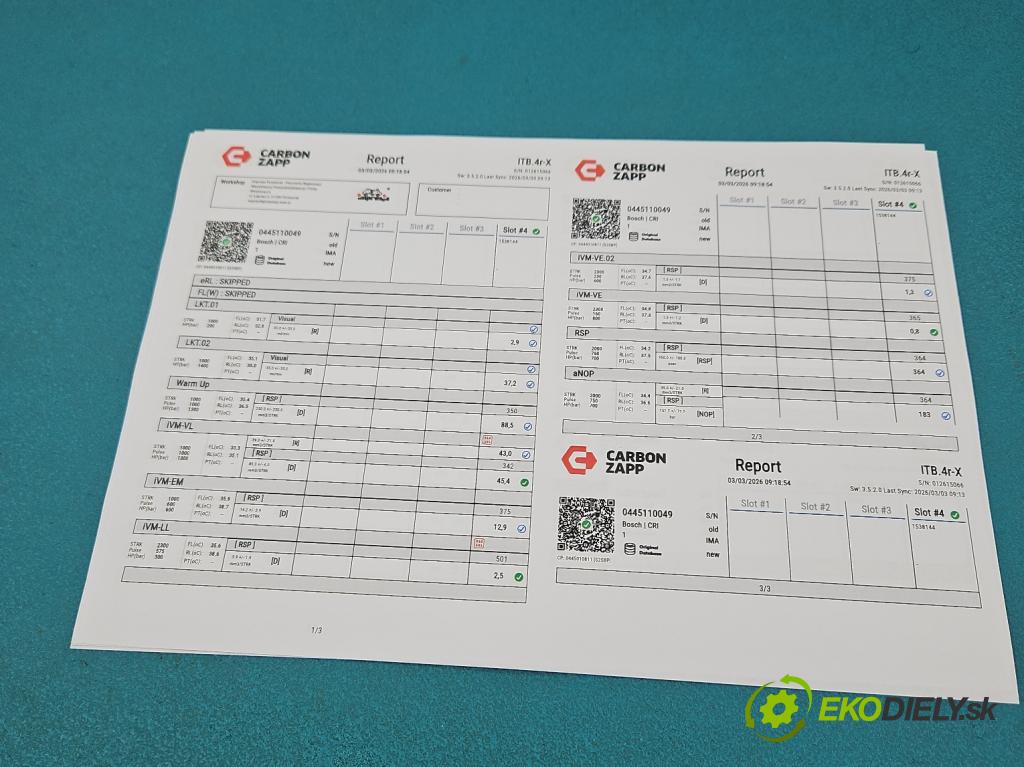 Opel Omega B 1994-2003 2.5 DTI 150 HP automatic 110 kW 2497 cm3 4- vstrek 0445110049 (Vstrekovač paliva)