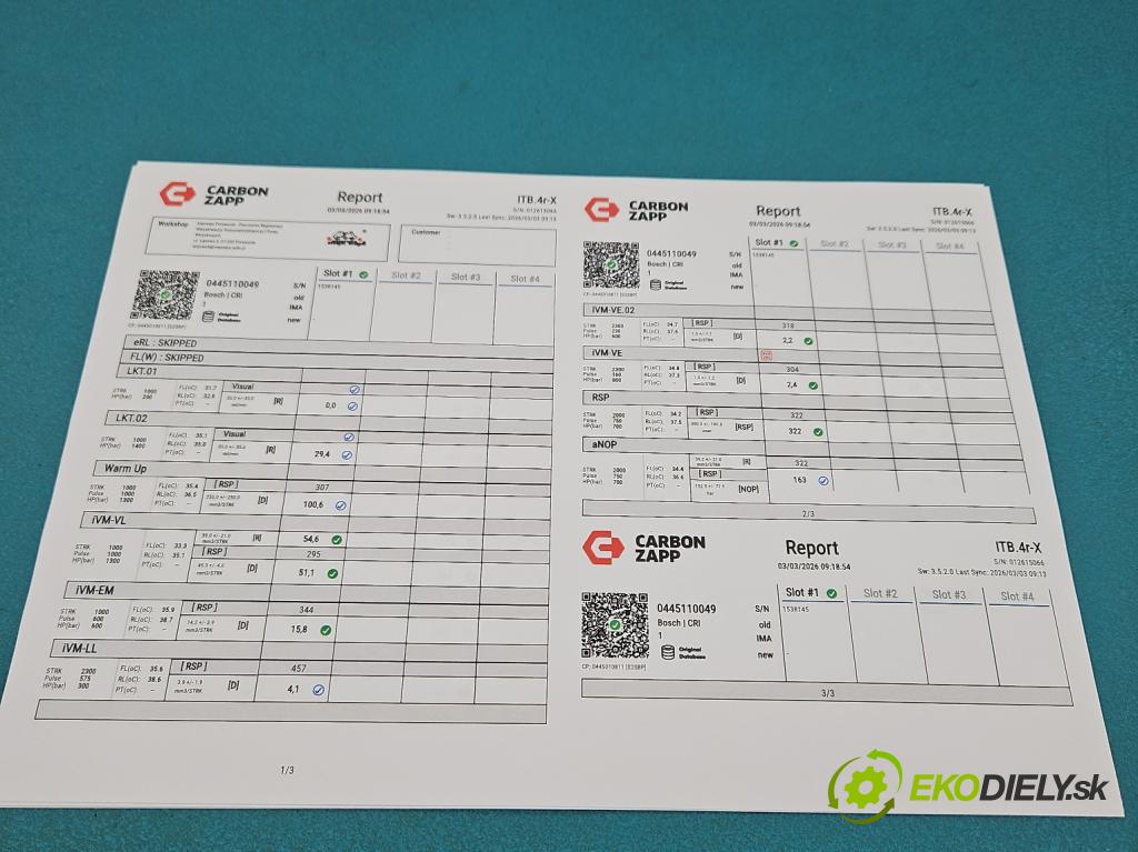 Opel Omega B 1994-2003 2.5 DTI 150 HP automatic 110 kW 2497 cm3 4- vstrek 0445110049 (Vstrekovač paliva)