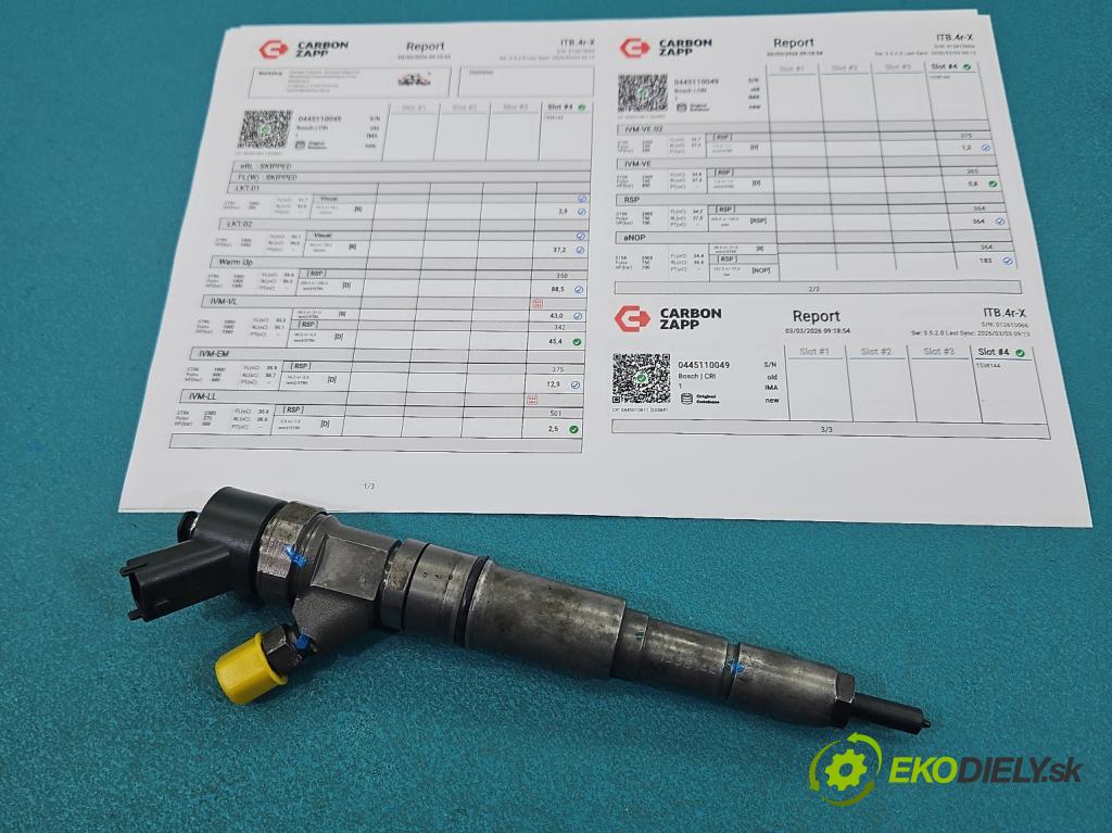 Opel Omega B 1994-2003 2.5 DTI 150 HP automatic 110 kW 2497 cm3 4- vstrek 0445110049 (Vstrekovač paliva)