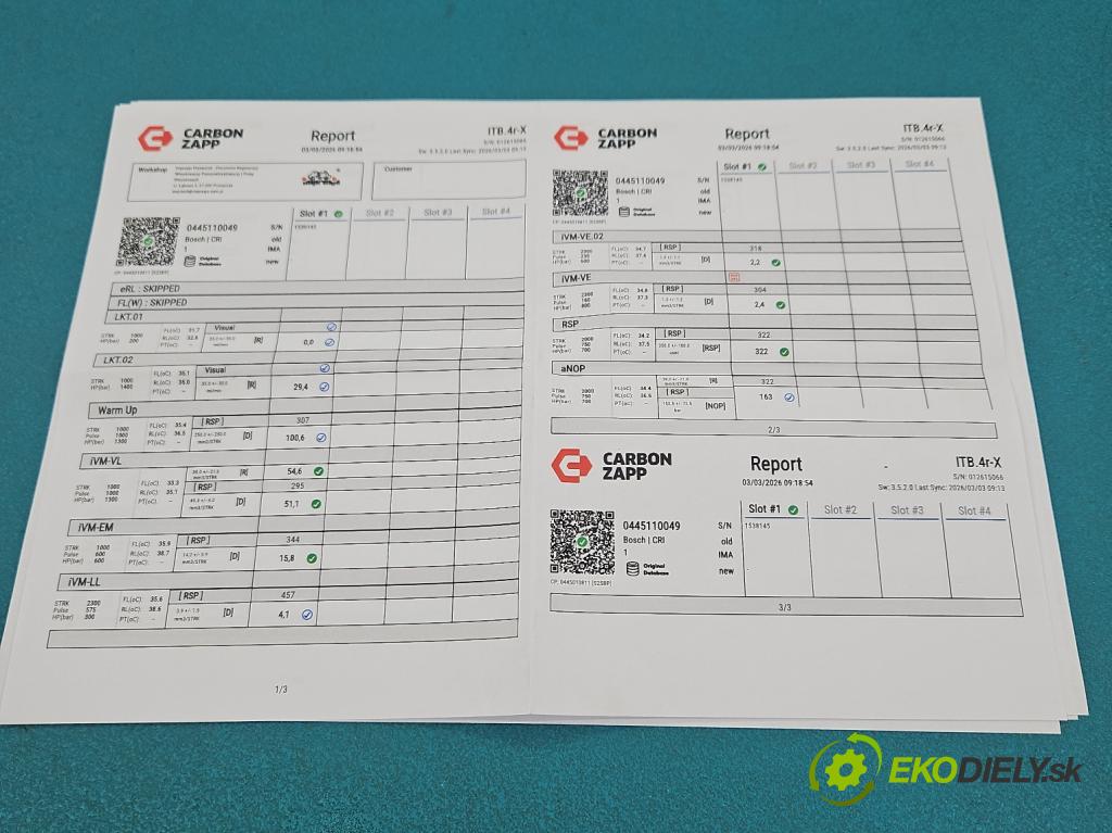 Opel Omega B 1994-2003 2.5 DTI 150 HP automatic 110 kW 2497 cm3 4- vstrek 0445110049 (Vstrekovač paliva)