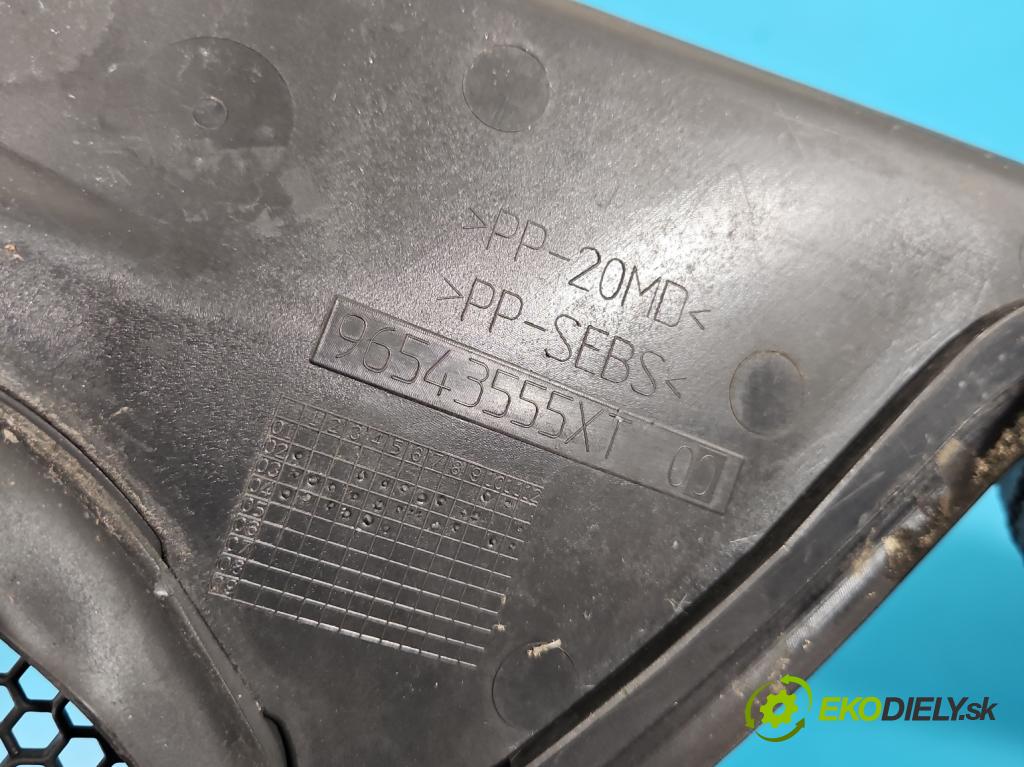 Peugeot 307 2.0 16V 136 HP manual 100 kW 1997 cm3 5- torpédo 96543555XT (Torpédo (plast pod čelným sklom))