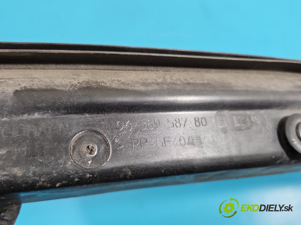 Peugeot 307 2.0 16V 136 HP manual 100 kW 1997 cm3 5- torpédo 96543555XT (Torpédo (plast pod čelným sklom))