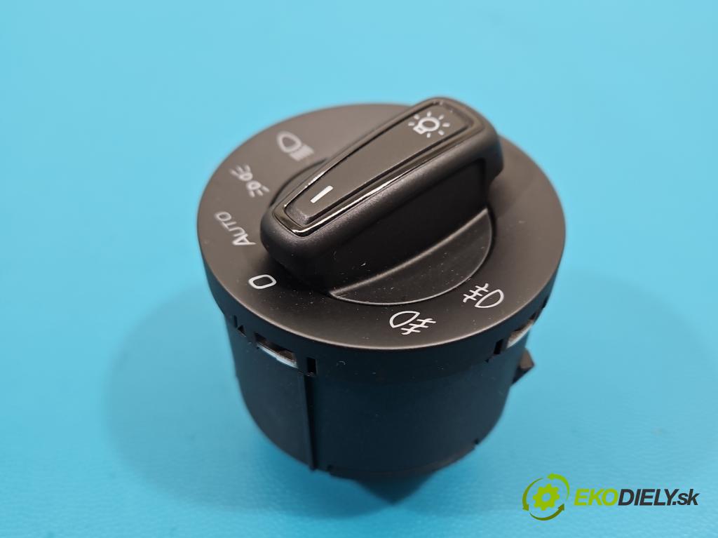 Skoda Scala 2019- 1.0 tsi 114 HP manual 84 kW 999 cm3 5- prepínač světla: na doska: 565941431C