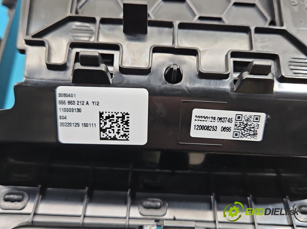 Skoda Scala 2019- 1.0 tsi 114 HP manual 84 kW 999 cm3 5- lišta ozdobná vnitŕní: 655863212A