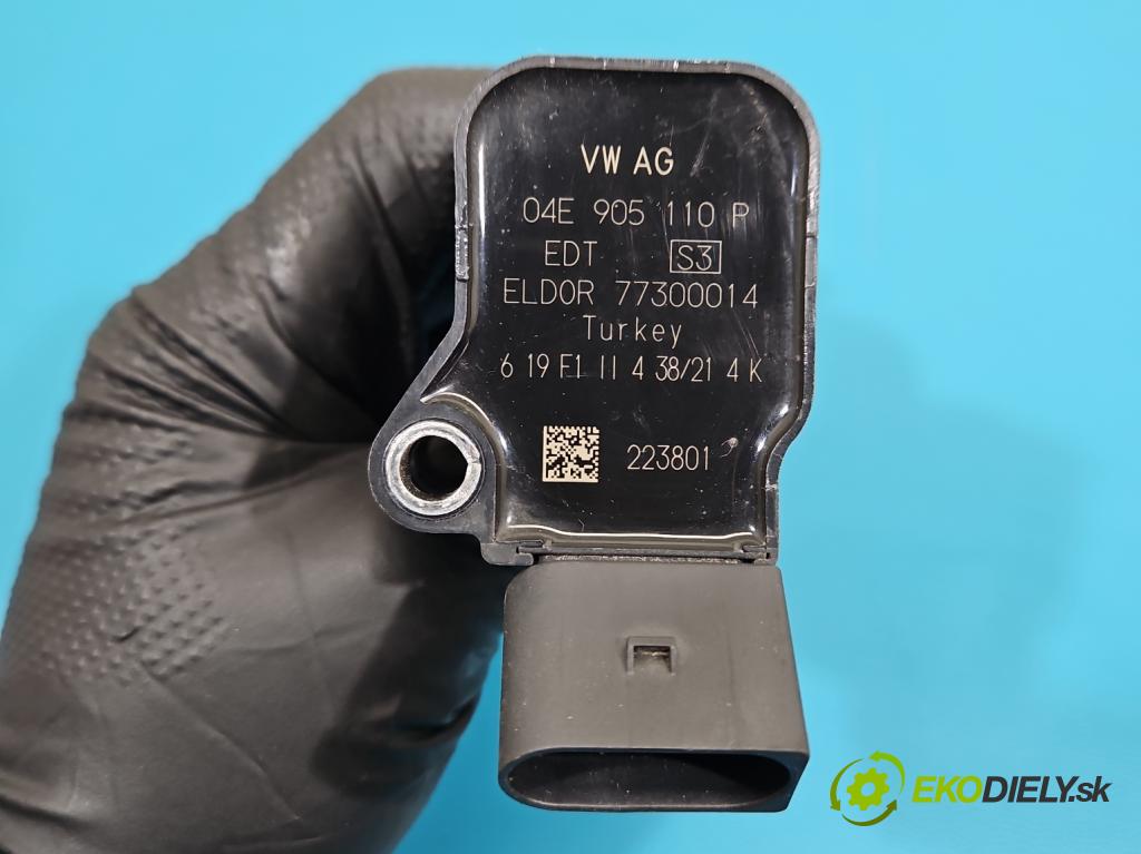 Skoda Scala 2019- 1.0 tsi 114 HP manual 84 kW 999 cm3 5- cievka zapaľovacia 04E905110P (Zapaľovacia cievka)