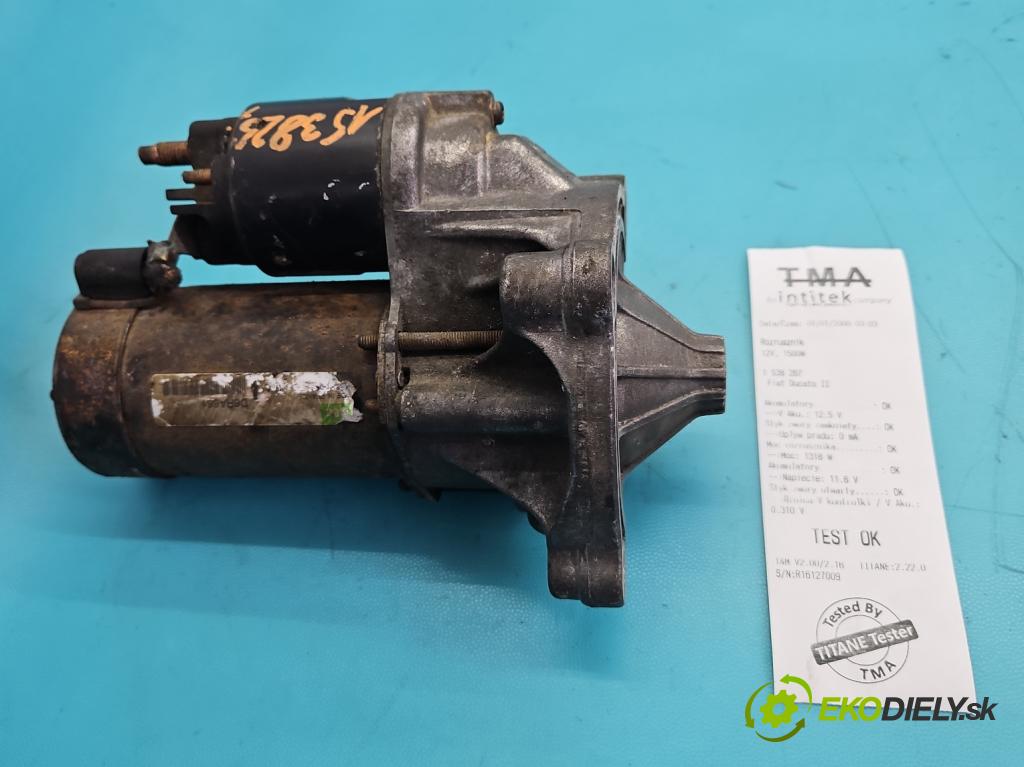 Fiat Ducato II 1994-2006 2.0 8V 110 HP manual 81 kW 1998 cm3 5- štartér D6RA661 (Štartér)