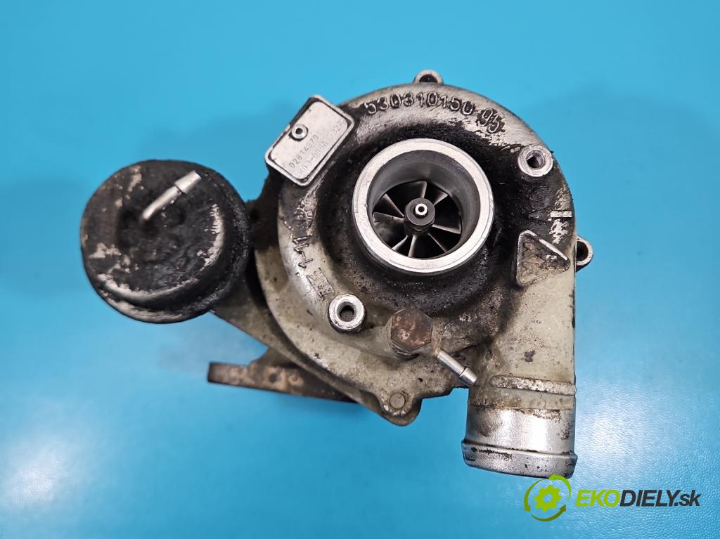 Seat Alhambra I 1996-2010 1.9 tdi 90 HP manual 66 kW 1896 cm3 5- turbodúchadlo, turbo K03-006 (Turbodúchadlo (kompletné))