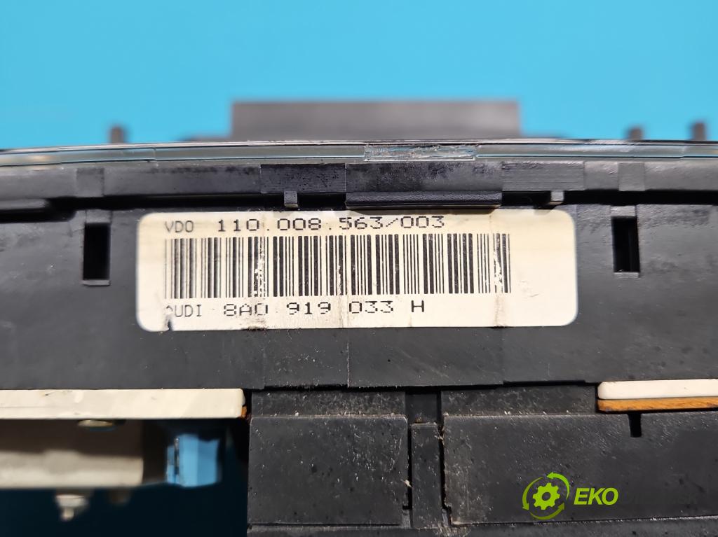 Audi 80 B4 1991-1994 2.0 8V 116 HP manual 85 kW 1984 cm3 4- prístrojovka/ budíky 8A0919033H (Prístrojová doska)