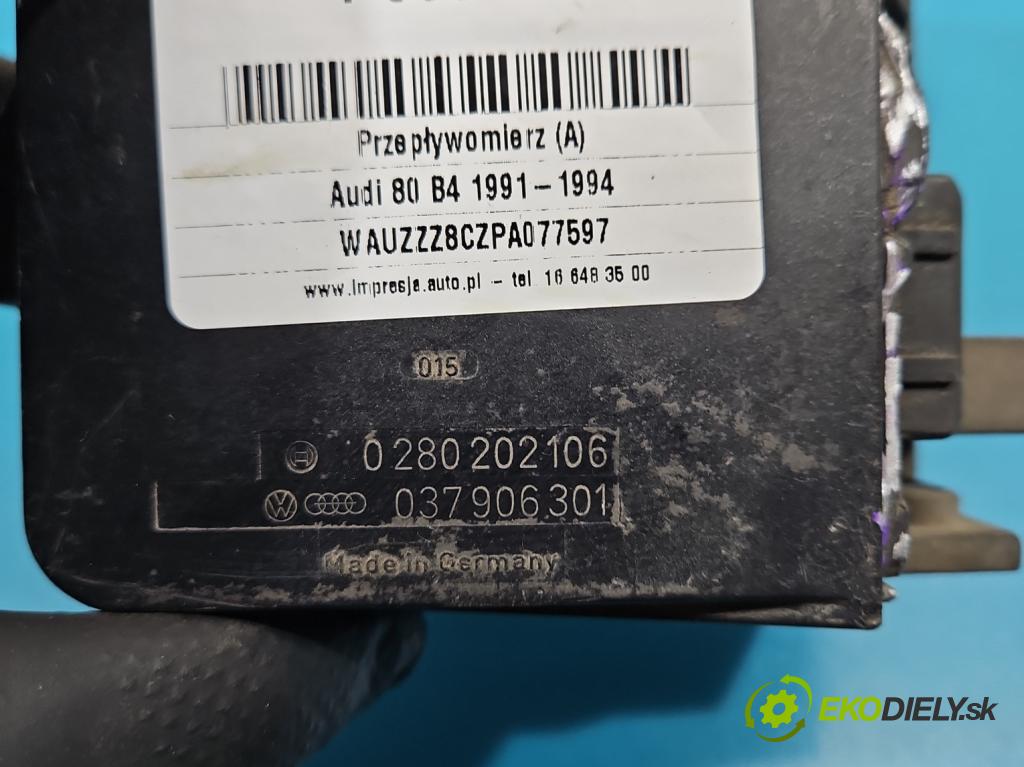 Audi 80 B4 1991-1994 2.0 8V 116 HP manual 85 kW 1984 cm3 4- průtokoměr:  (Váha vzduchu)