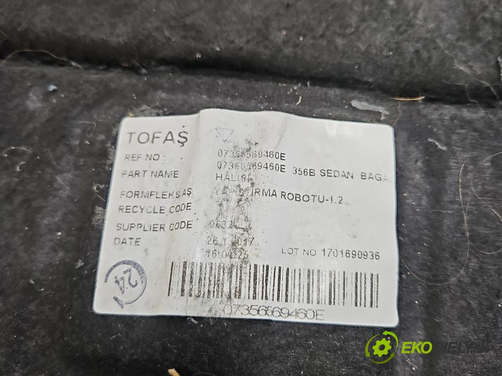 Fiat Tipo II 2015- 1.4 16v 95 HP manual 70 kW 1368 cm3 4- koberec do auta kufra: