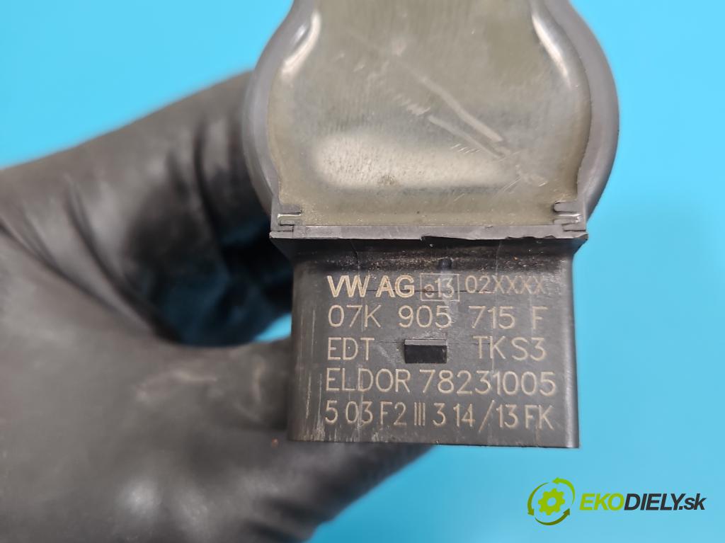 Audi Q5 2008-2016 2.0 TFSI 224hp automatic 165 kW 1984 cm3 5- cievka zapaľovacia 07K905715F (Zapaľovacia cievka)