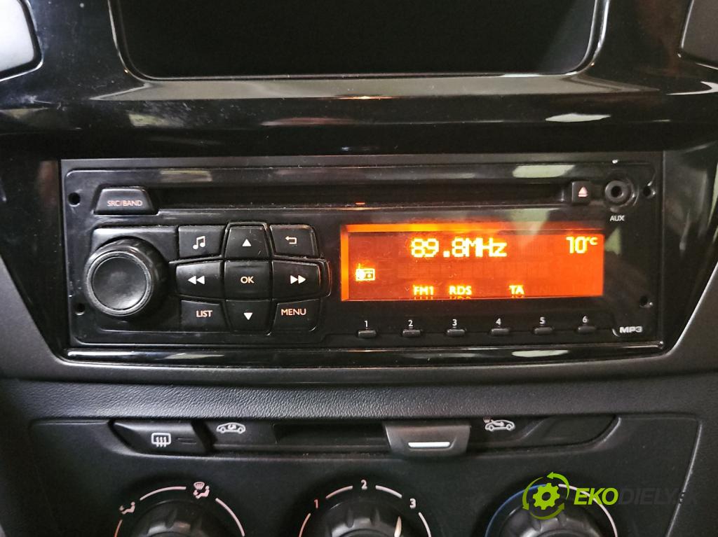 Citroen C-Elysee II 2012- 1.6 hdi 92 HP manual 68 kW 1560 cm3 4- Radio originál 98049164ZD