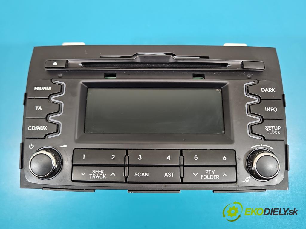 Kia Sportage III 2010-2015 1.6 GDI 135 HP manual 99 kW 1591 cm3 5- Radio originál 96160-3U230WK