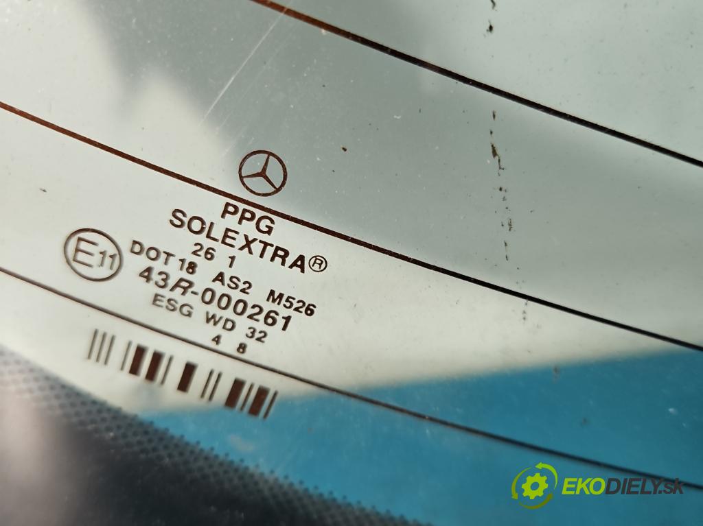 Mercedes E W211 2002-2009 2.7 cdi 177 hp automatic 130 kW 2685 cm3 4- sklo zadní  (Zadní sklo)