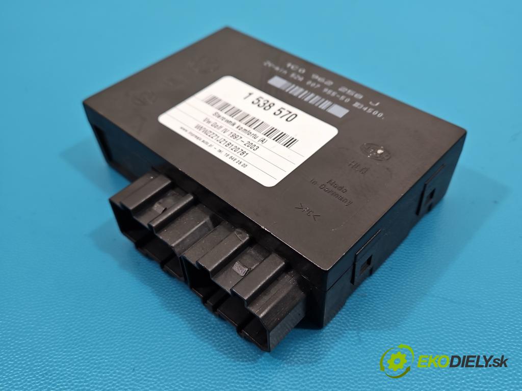 Vw Golf IV 1997-2003 1.9 tdi 101 HP manual 74 kW 1896 cm3 3- riadiaca jednotka komfortu 1C0962258J