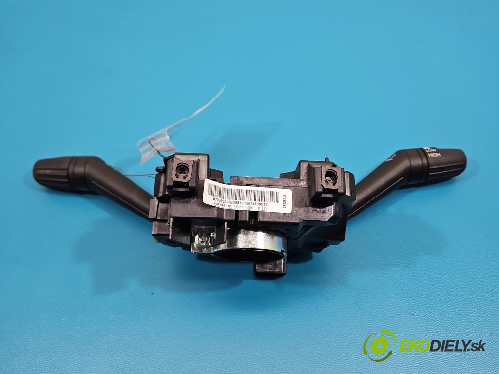 Fiat Tipo II 2015- 1.4 16v 95 HP manual 70 kW 1368 cm3 4- prepínač komplex: 0735652900 (Prepínacie páčky pod volantom)