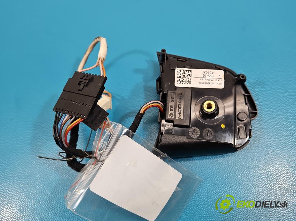 Fiat Tipo II 2015- 1.4 16v 95 HP manual 70 kW 1368 cm3 4- prepínač multifunkční: řízení: 632995800A (Prepínacie páčky pod volantom)