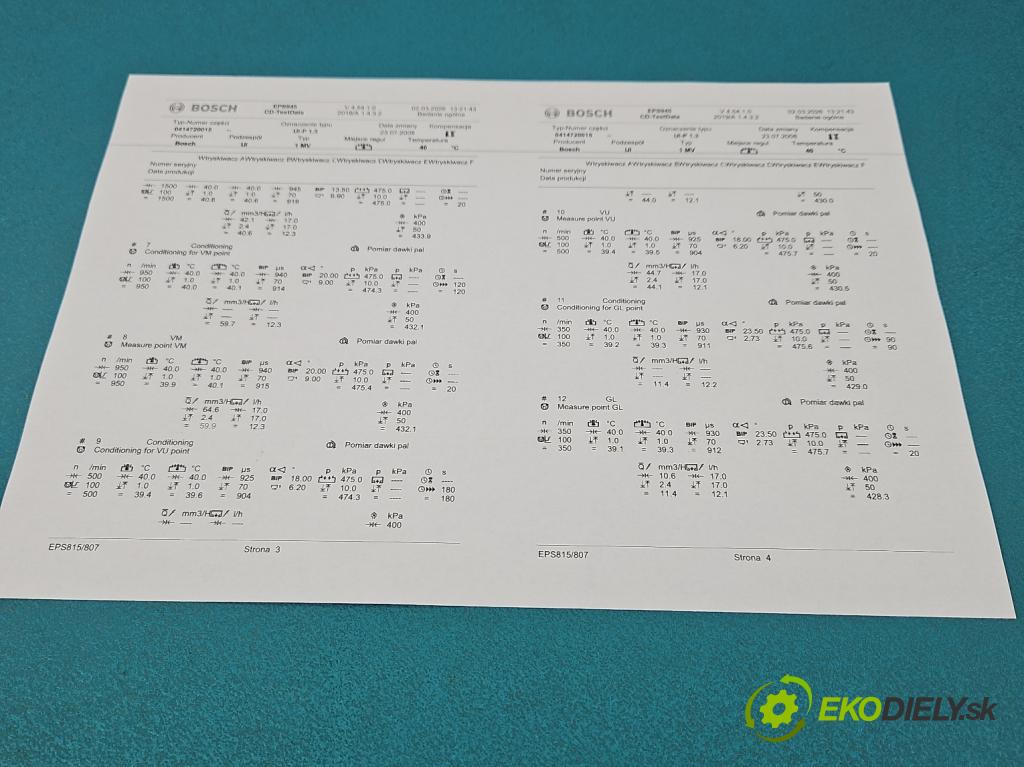 Vw Golf IV 1997-2003 1.9 tdi 101 hp manual 74 kW 1896 cm3 3- vstřikovací čerpadlo 0414720015 (Vstřikovač paliva)