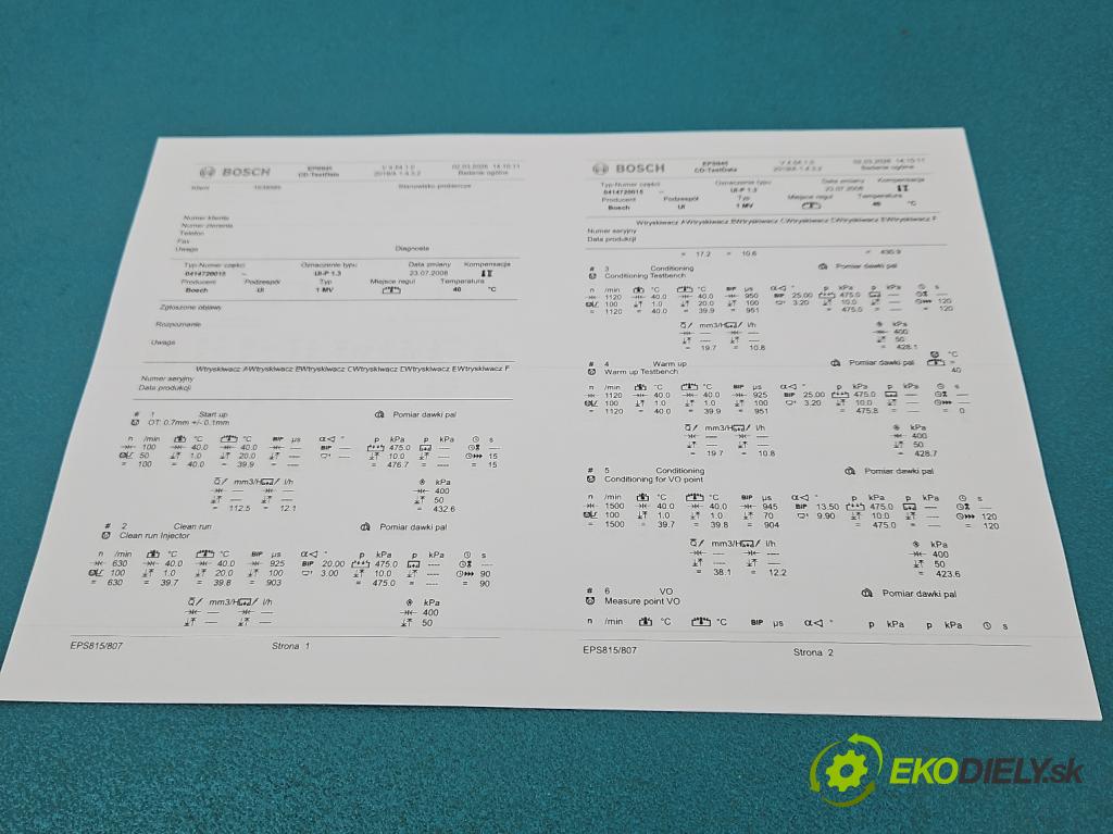 Vw Golf IV 1997-2003 1.9 tdi 101 hp manual 74 kW 1896 cm3 3- vstřikovací čerpadlo 0414720015 (Vstřikovač paliva)
